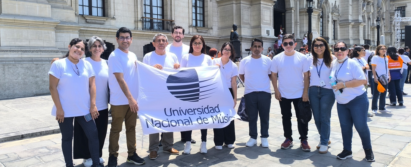Universidad Nacional de Música participa en lanzamiento del Voluntariado en Emergencia y Rehabilitación