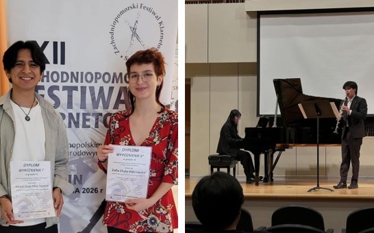 Clarinetistas de la UNM obtienen triunfos y reconocimientos en concursos internacionales