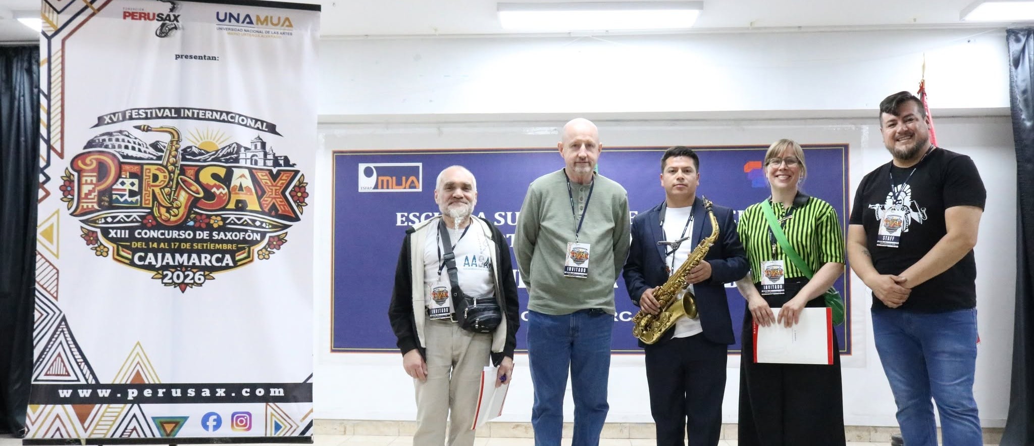 Egresado de la UNM es ganador del XIII Concurso Internacional de Saxofón - PERUSAX 2026